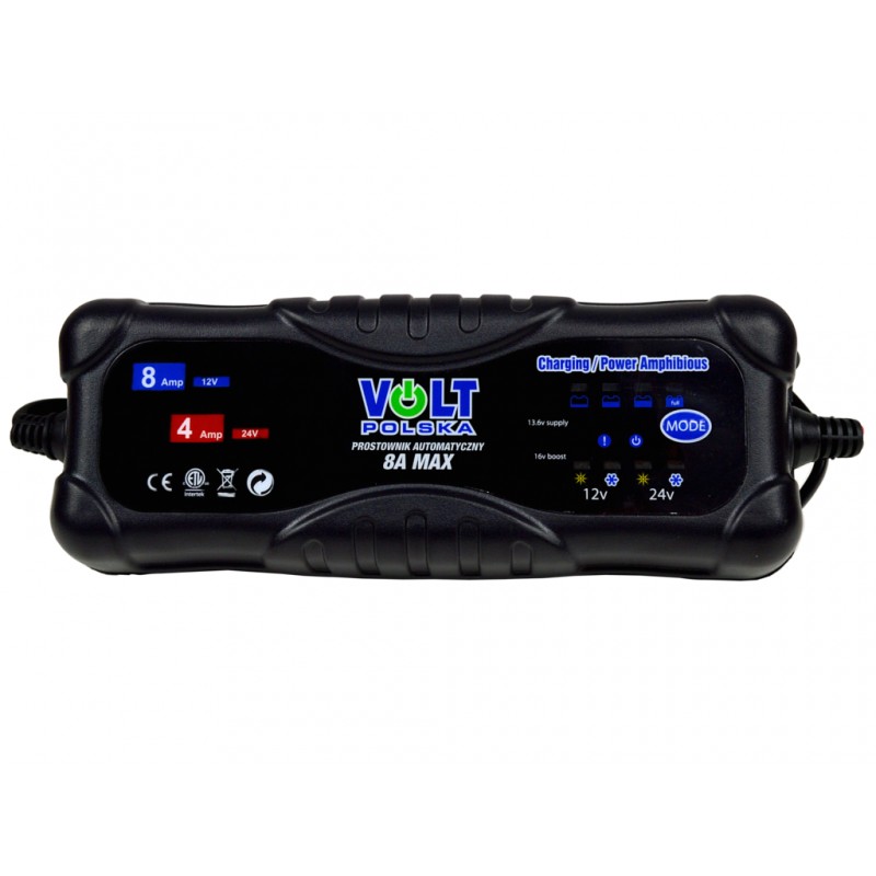 Încărcător automat inteligent (redresor) 8 A baterii auto cu plumb 12V și 24V - imagine 4